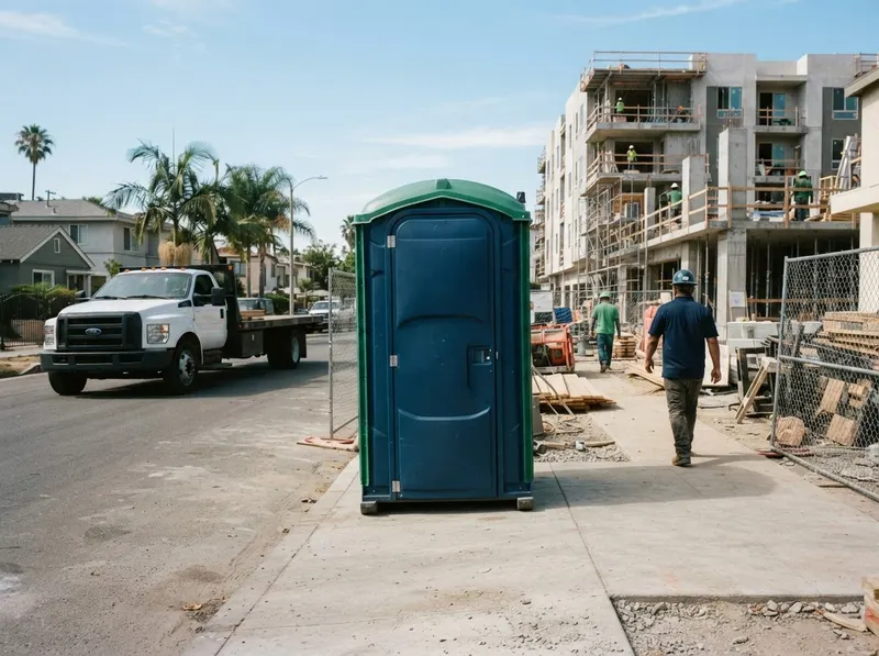 Mid-Rise Construction Elevator Restrooms in Los Angeles, CA