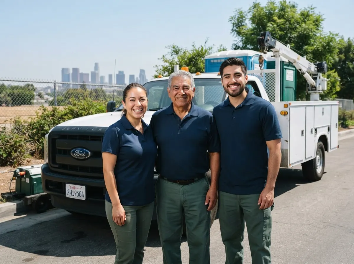 The TidyTrail Portable Toilets team — portable toilet rentals in Los Angeles, CA